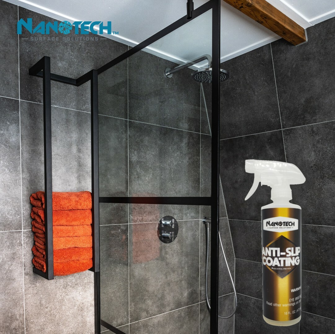 Nanotech Anti-Slip Coating, For Ceramic, Porcelain Tiles, Works in Mins- 16 Oz