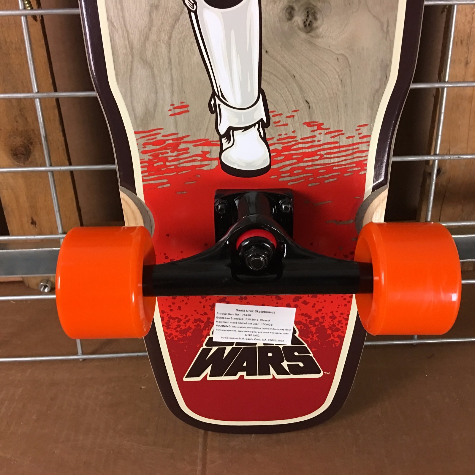 New Santa Cruz Star Wars Stormtrooper Cruzer Complete Skateboard - 36in x 9.3in