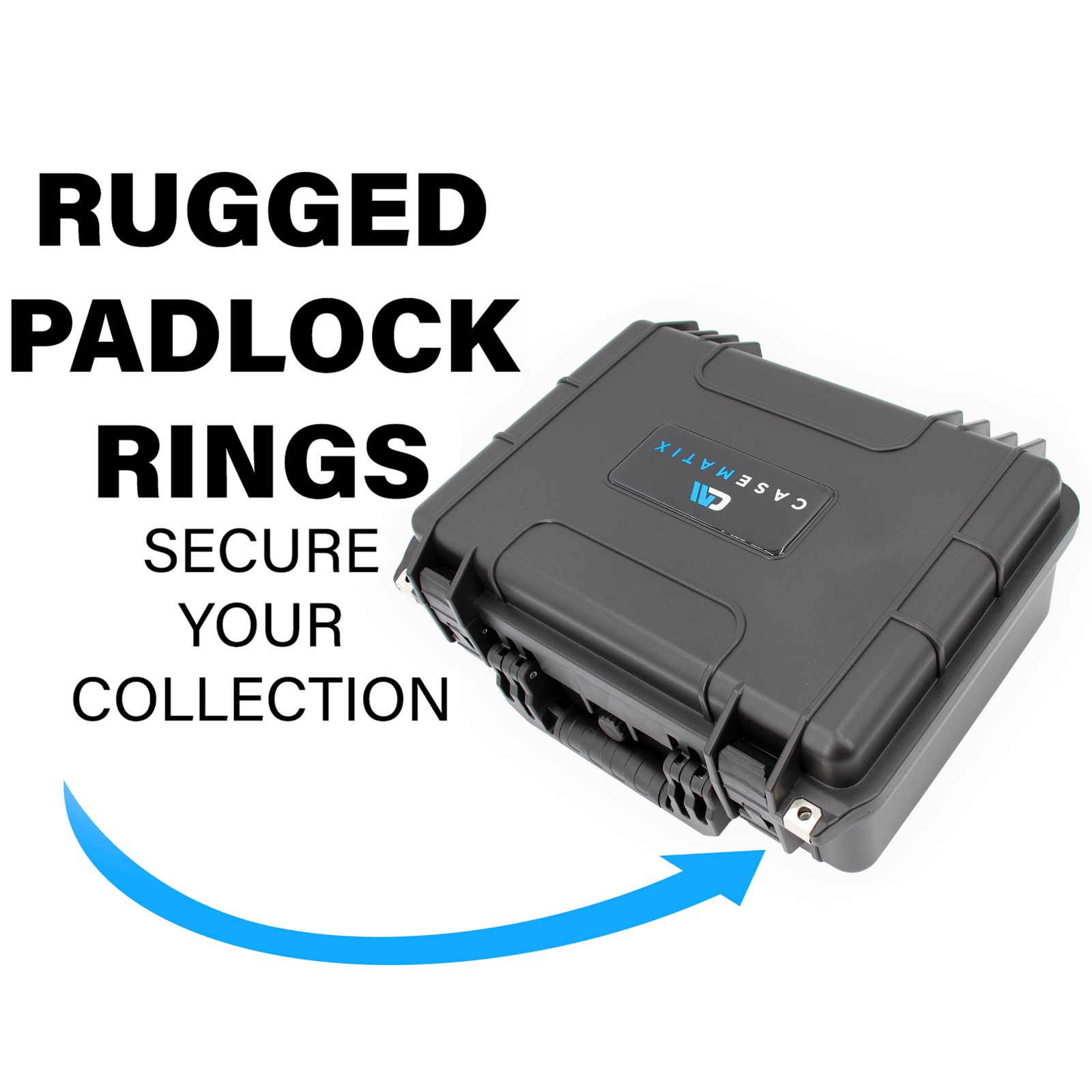 CASEMATIX Hard Case for Work Knife & Tool Sharpener MK.2 - Waterproof Case Only