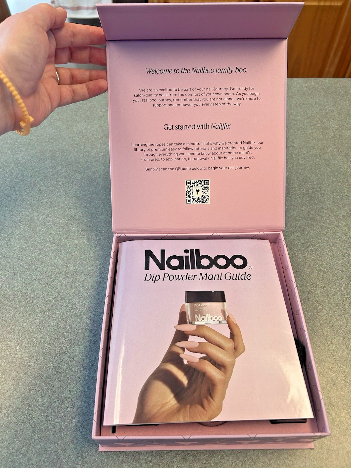 Nailboo Full Kit with 7 Dip Powder Colors