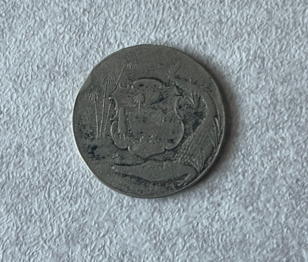 1913 Discovery of Florida So Called Dollar Silvered Bronze HK-661a L2