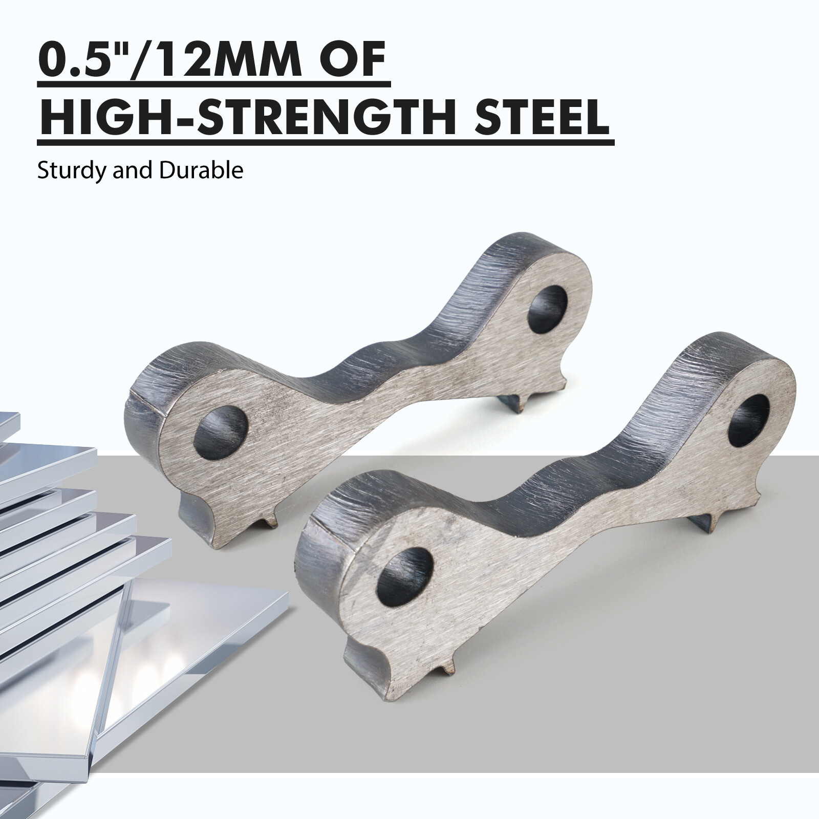 Dual Rear Caliper Bracket Weld On Adapter Drift Handbrake For BMW E36 E46