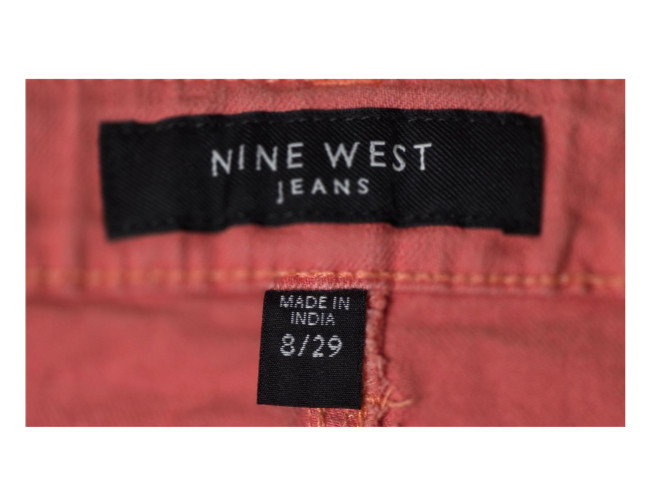 Nine West Size 8 / 29 Women's Coral Jeans Denim Skirt