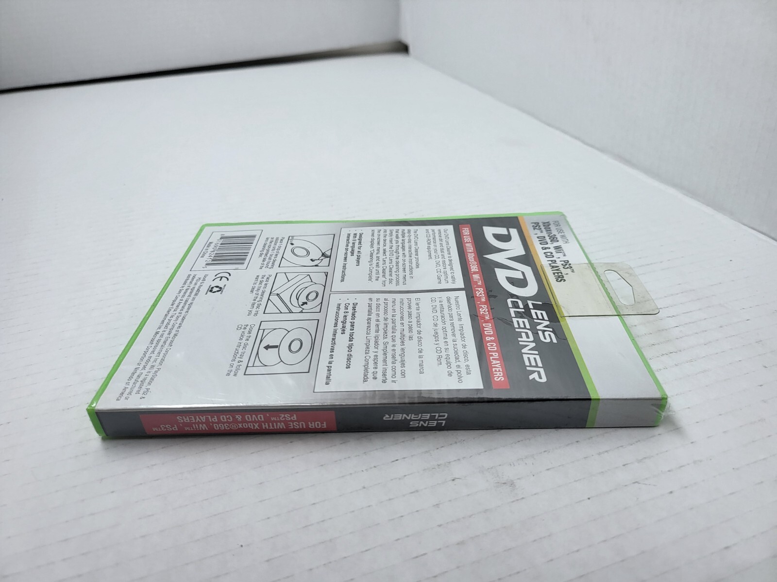 NEW LASER LENS CLEANER for CD/DVD/PC/PS2/PS3/XBOX/WII/360 W/Cleaning Liquid #Z13