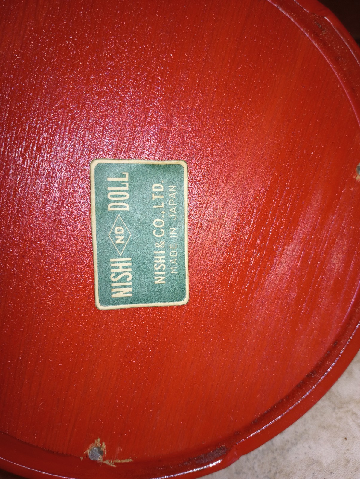 Vintage Nishi & Co. Japanese Geisha Musical Rotating Base