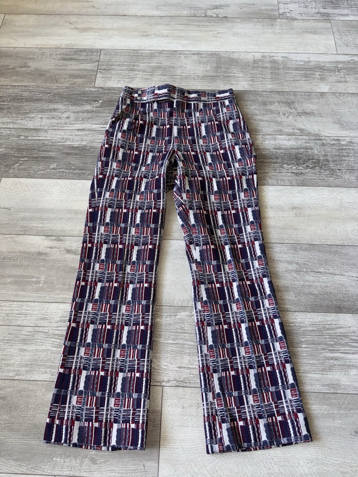 Vintage Esquire Sportswear Pants Mens Leisure Hippy Disco 60s 70s Sz 28x29 USA