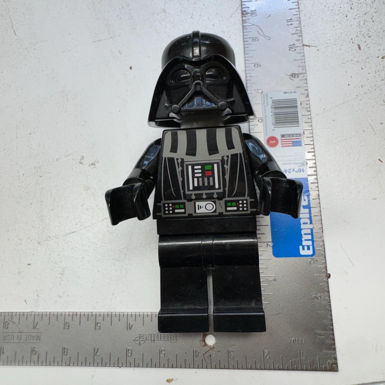 LEGO Star Wars Darth Vader LED Flashlight Figure Large 10" 2011 Lucasfilm Disney