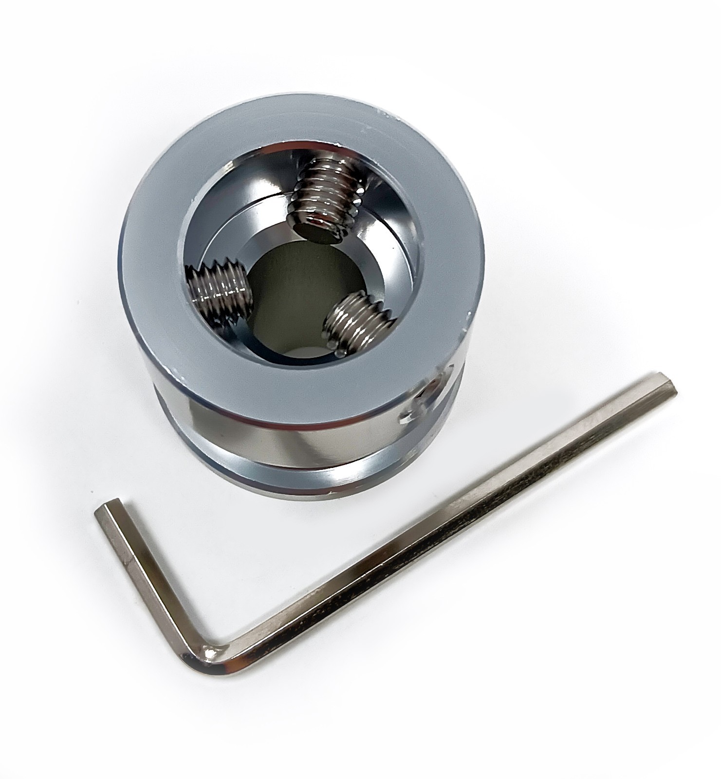 Universal Shift Knob Adapter m16mm x 1.5 fits threadless shift arms Boot Groove