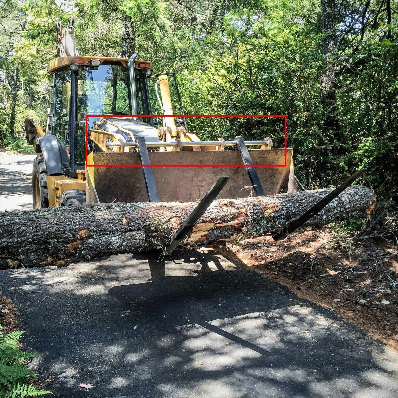 Welding On Mounting Brackets For Pin Type Over The Bucket Loader Pallet Forks
