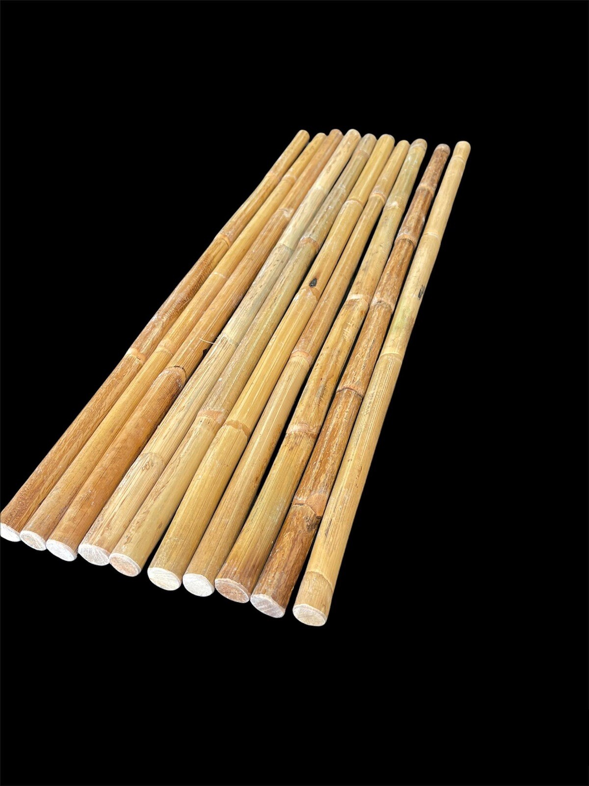 Escrima Kali Arnis Multi Node Sticks Plain Rattan W/skin 28” 10 Sticks (5 pair)