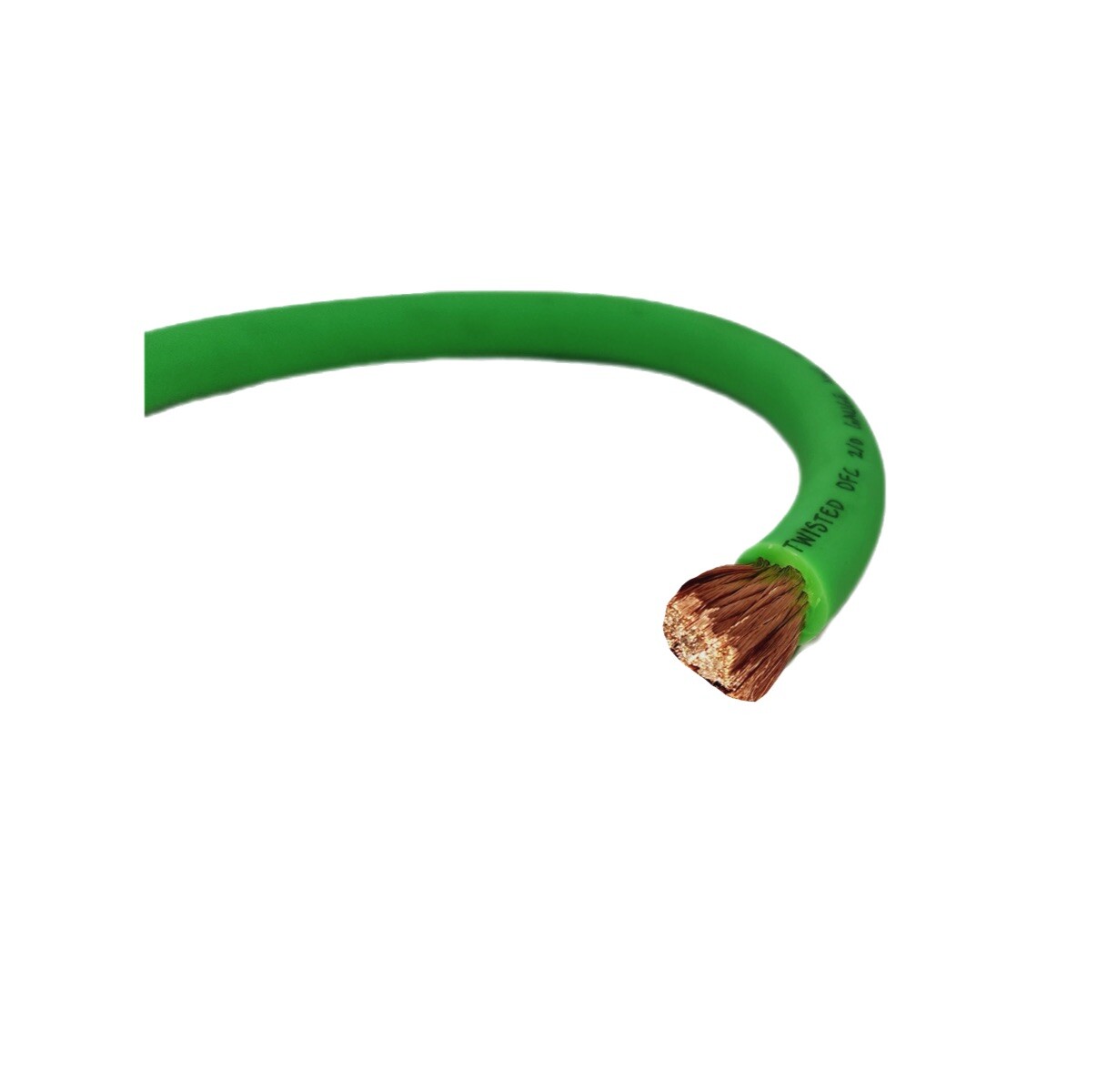 4/0 XL Gauge AWG LIME Power Ground Wire Sky High Car Audio Sold By The Foot