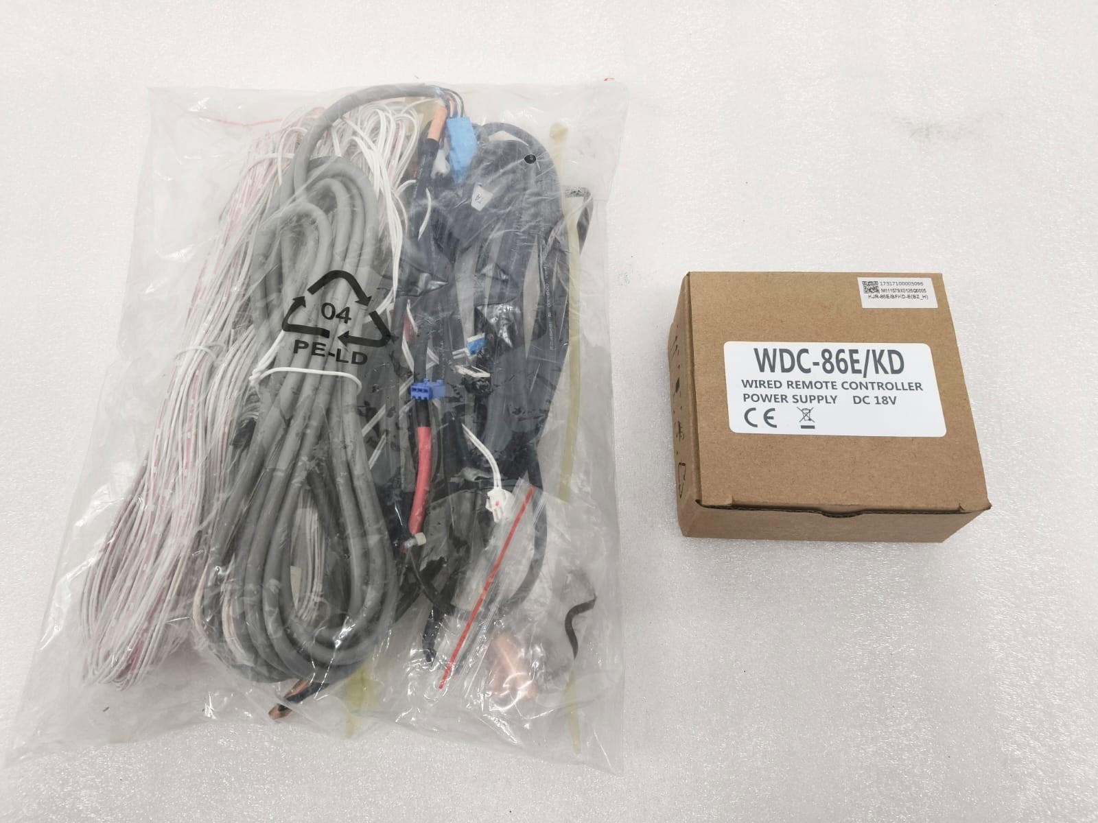 Midea AHUKZ-01D VRF DX AHU Control Box w/ Wired Controller WDC-86EK/D