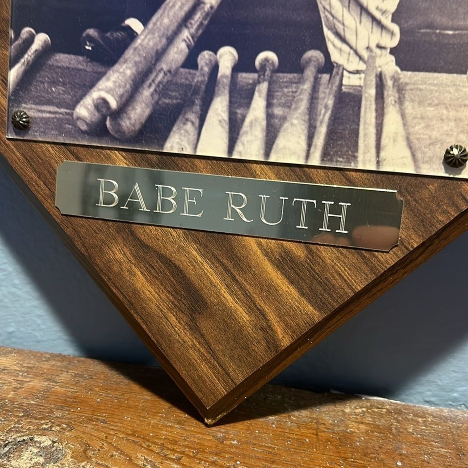 Babe Ruth Yankees Plaque