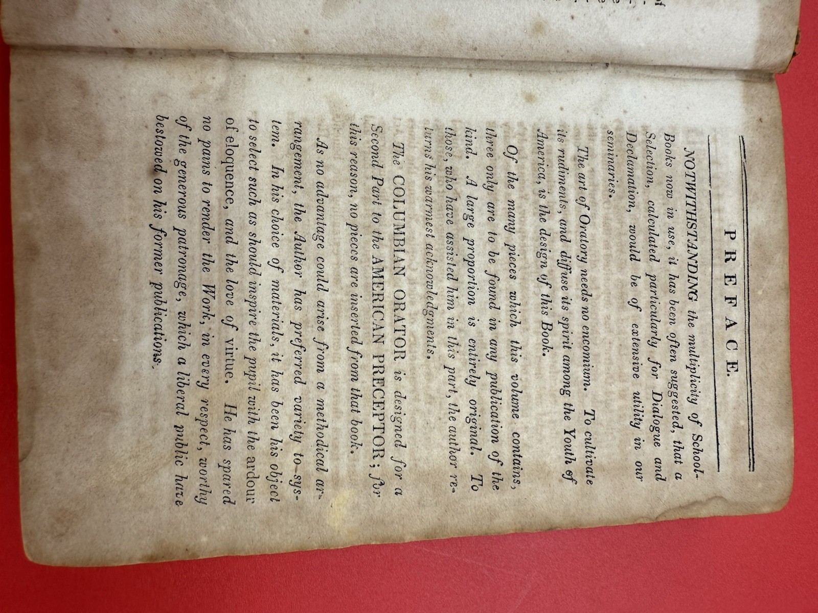 The Columbian Orator By Caleb Bingham, Published In 1817