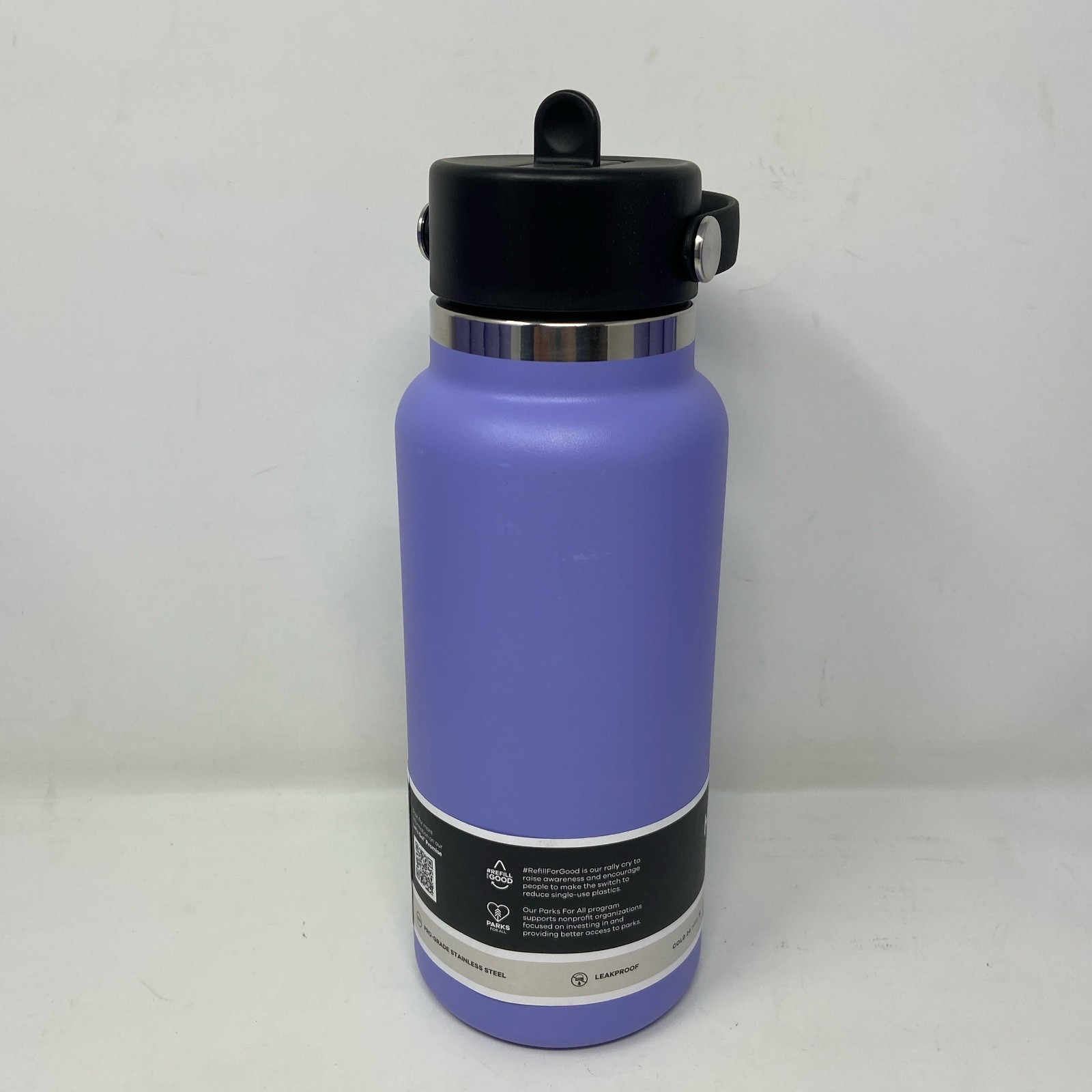 Hydro Flask 32oz Wide Mouth Water Bottle with Flex Straw Cap - Lupine W32BFS474