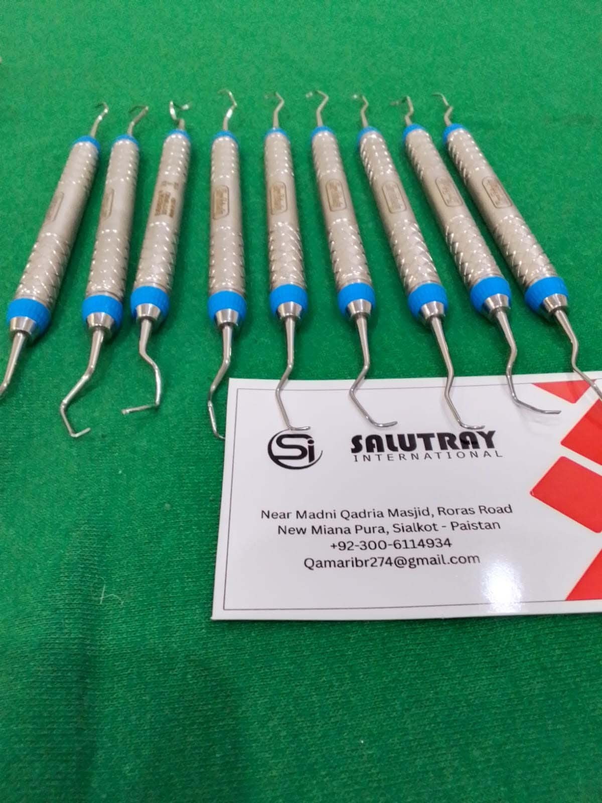 HU-FRIEDY Dental Rigid Gracey Curette SET OF 9 EverEdge 2.0 #9 Handle