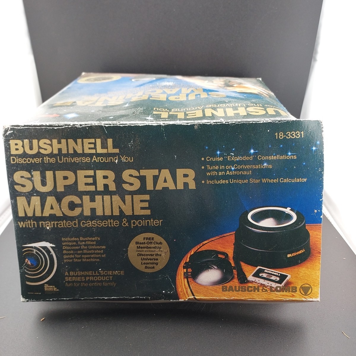 Bausch And Lomb Bushnell Super Star Machine Planetarium Projector Vintage STEM