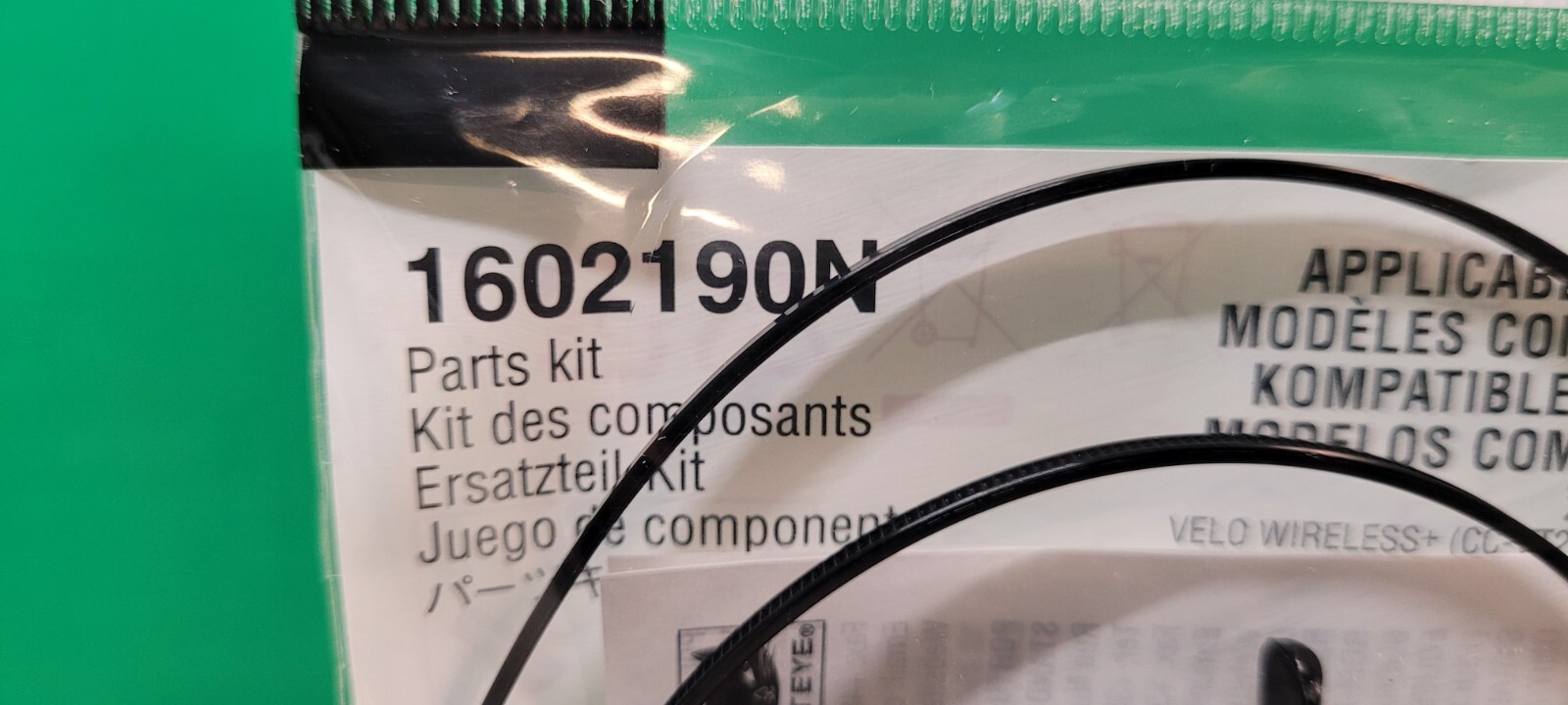 Cateye Parts Kit for Analog WL Computers 1602190N w/ Speed Sensor NEW