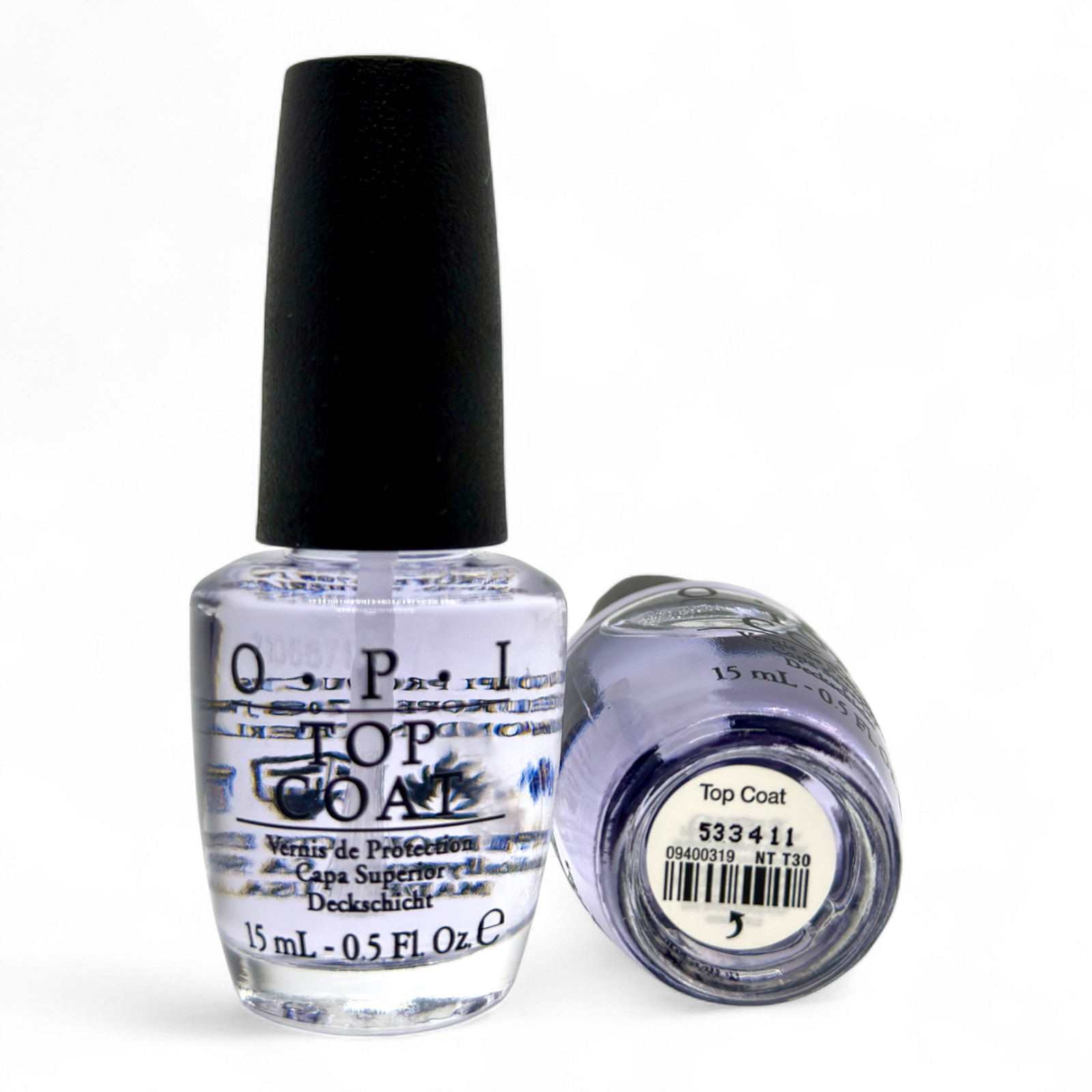 OPI Base + Top Coat Combo – Clear Protective Base & High Shine Top