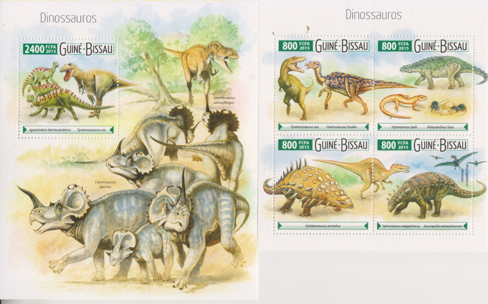 Dinosaur Guine Bissau MNH 3748