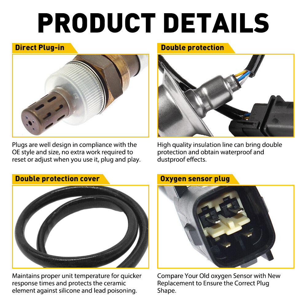 Upstream Downstream Oxygen Sensor 02 O2 For 2012-2015 Hyundai Sonata 2.4L OXILAM