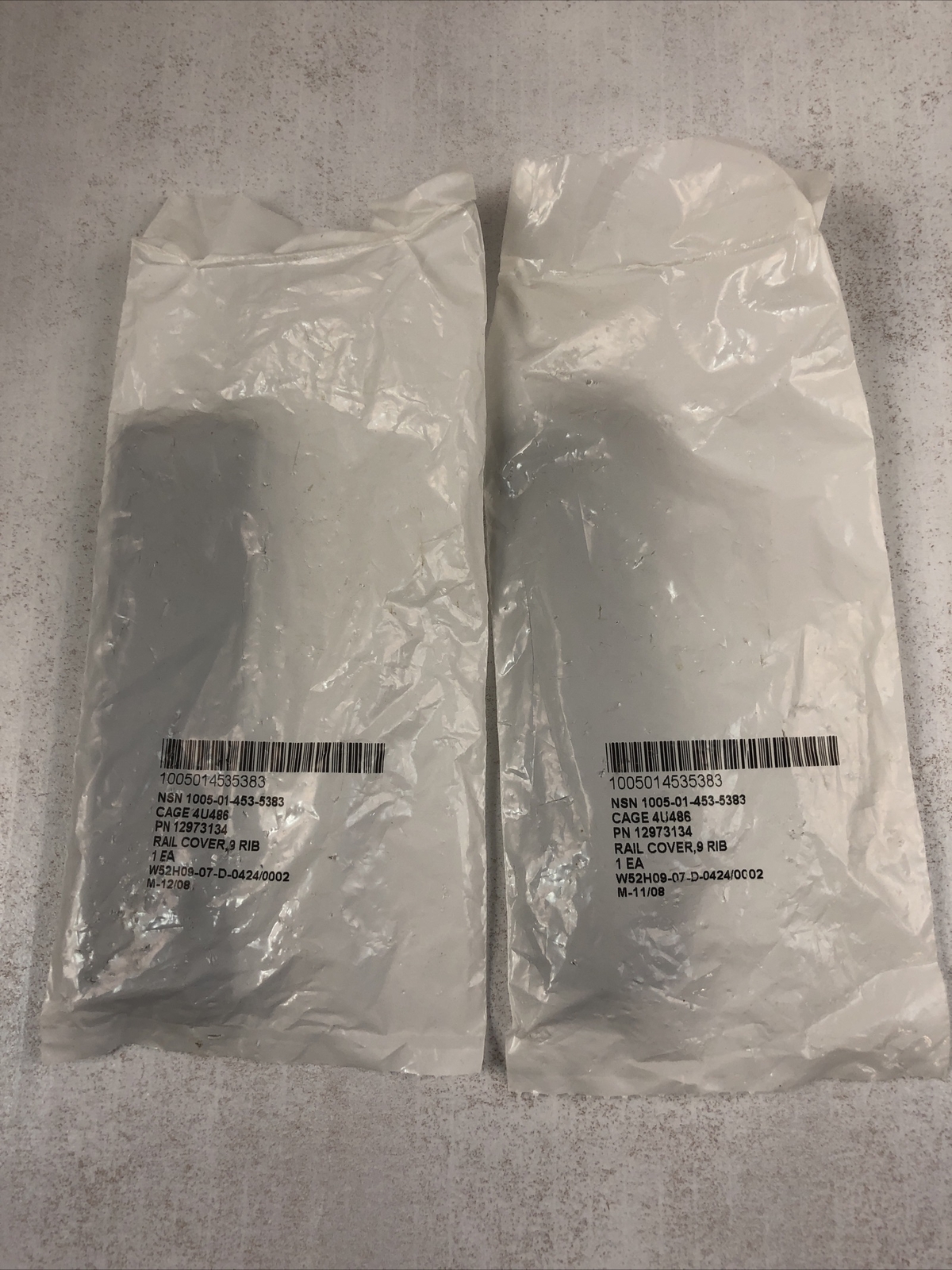 USGI P&S Products 4U486 Set Of 2 Rib Rail Panels 9 Rib-5.5" Military Surplus