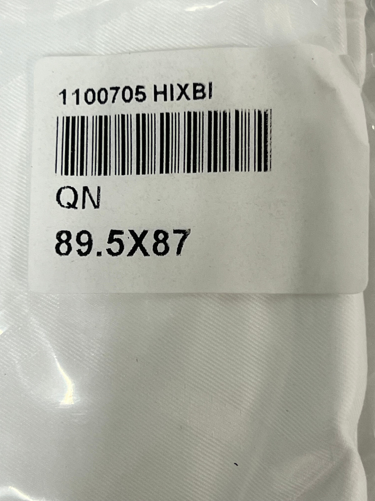 IHG Valley Forge LUXURY Queen 89.5" x 87" WHITE Duvet Cover Jacquard