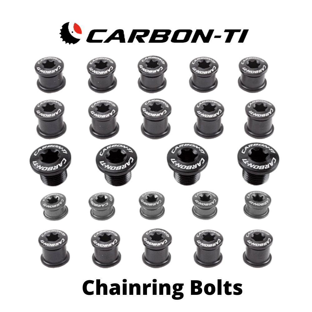 Carbon-Ti X-Fix Chainring Bolts