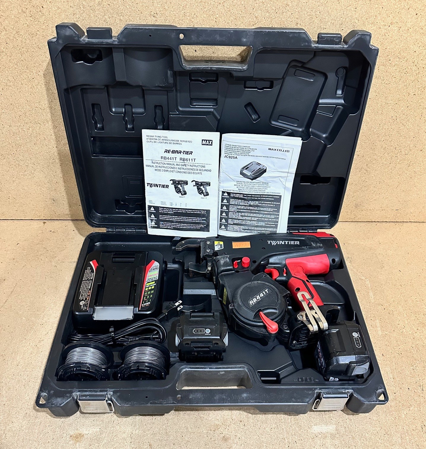 2020 MAX RB441T, TWINTIER, Rebar Tying Tool up to #7 x #7 with 19ga wire