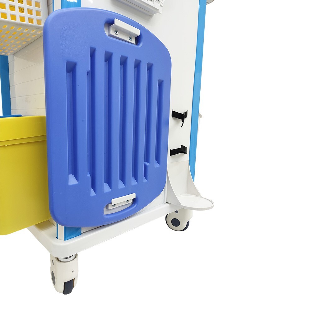 Anesthesia Emergency Treatment Trolley Medicine Medical Cart ABS Plastic