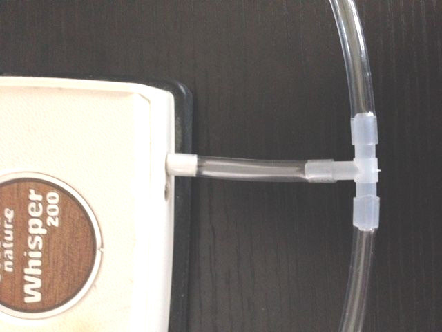 3 Way Air Line Aquarium T Valves & Control Air Flow Valve Kit Tubing Connectors.