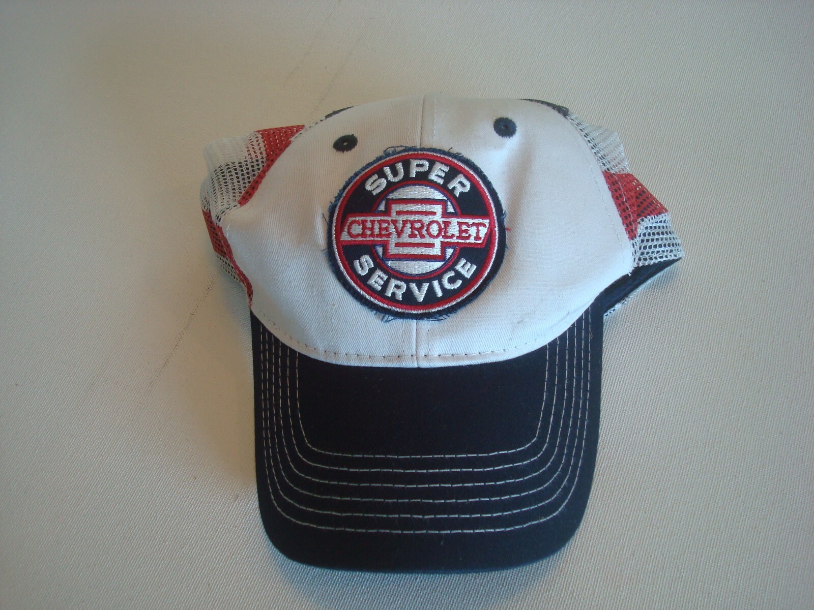 CHEVY TRUCKER    BEACH GOLF SNAPBACK DEADSTOCK HAT CAP VINTAGE P1