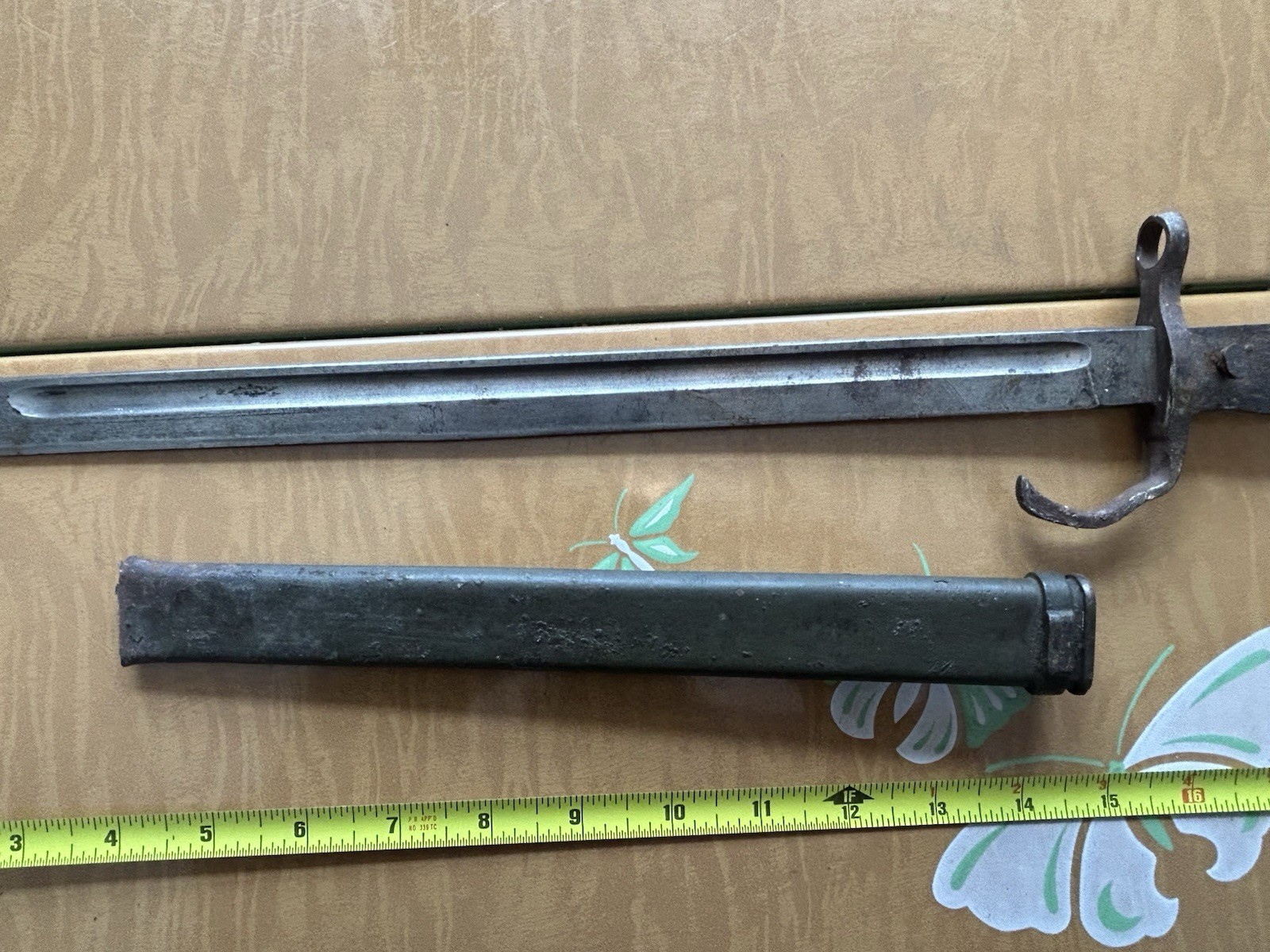 WW2 Japanese Ariska Rifle Bayonet Battlefield Recovery