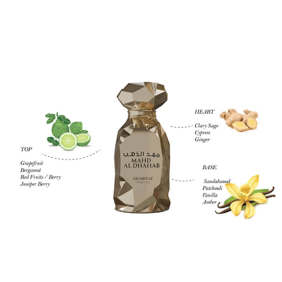 Arabiyat Prestige Mahd Al Dhahab EDP Spray 3.4 oz Fragrance