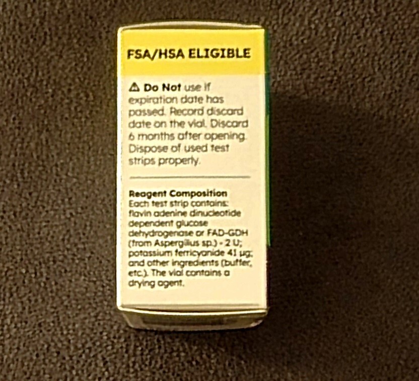One Touch Verio Glucose Test Strips X 30 Strips - Exp. 08/2026