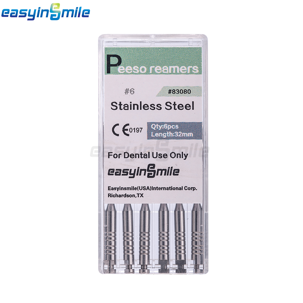10PKs Dental Endo Peeso Reamers/Glidden Gates Spiral Burs Root Canal 1#-6# files