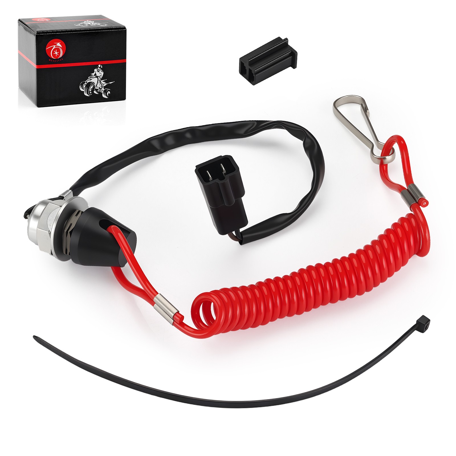 Tether Kill Run Switch For Polaris Snowmobile 440 600 4010187 4010849 2874379