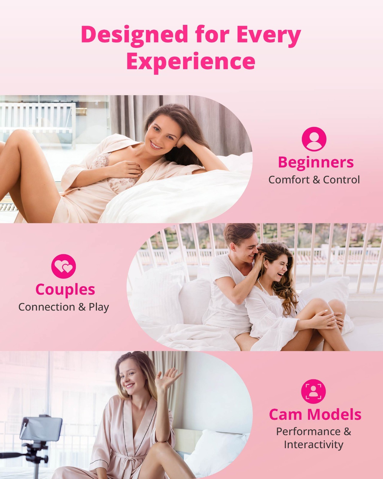 LOVENSE Lush Anal Vibrating Butt Plug Sex Toys, App Controlled Vibrator, LED