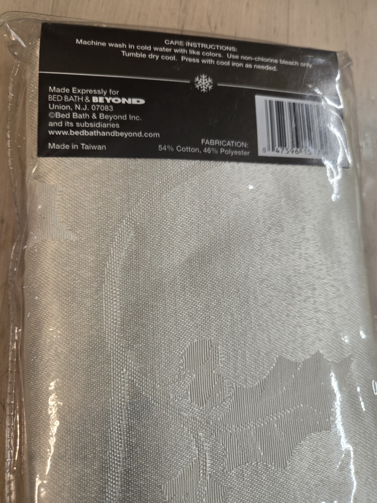 Christmas Laurel Napkins Berries Red Green Ivory Holiday Bed Bath Beyond Sealed