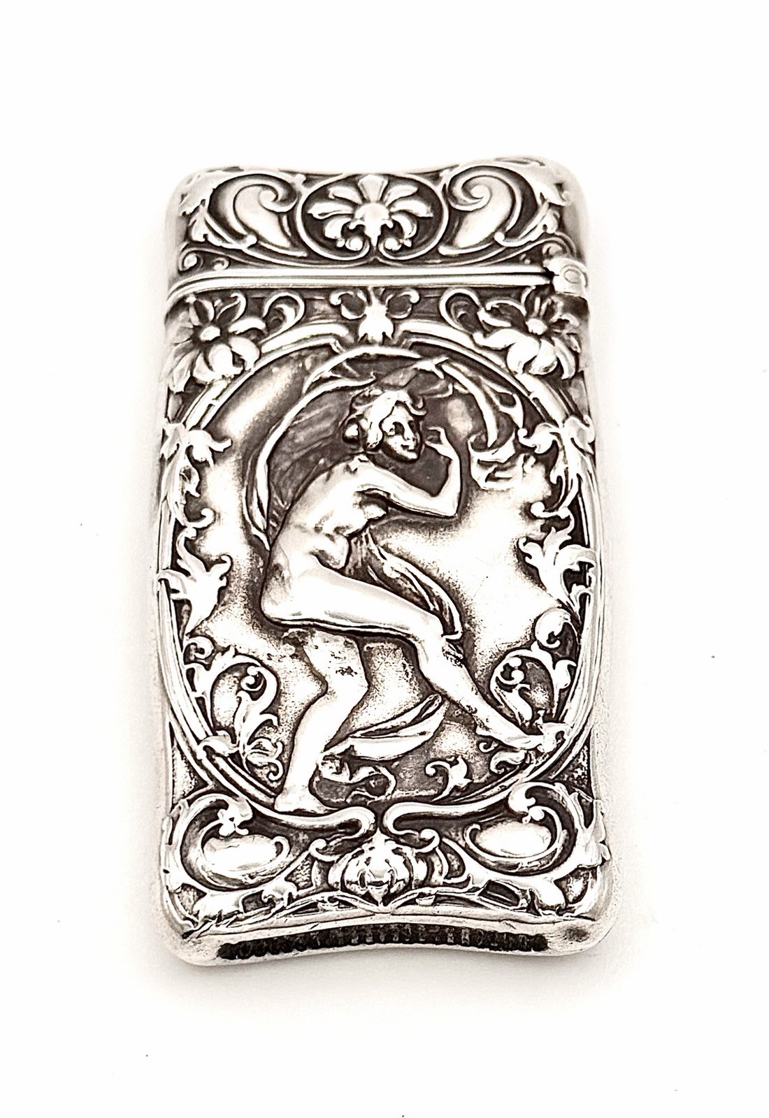 Gorham Sterling Match Safe - Art Nouveau/Jugendstil Design - Antique