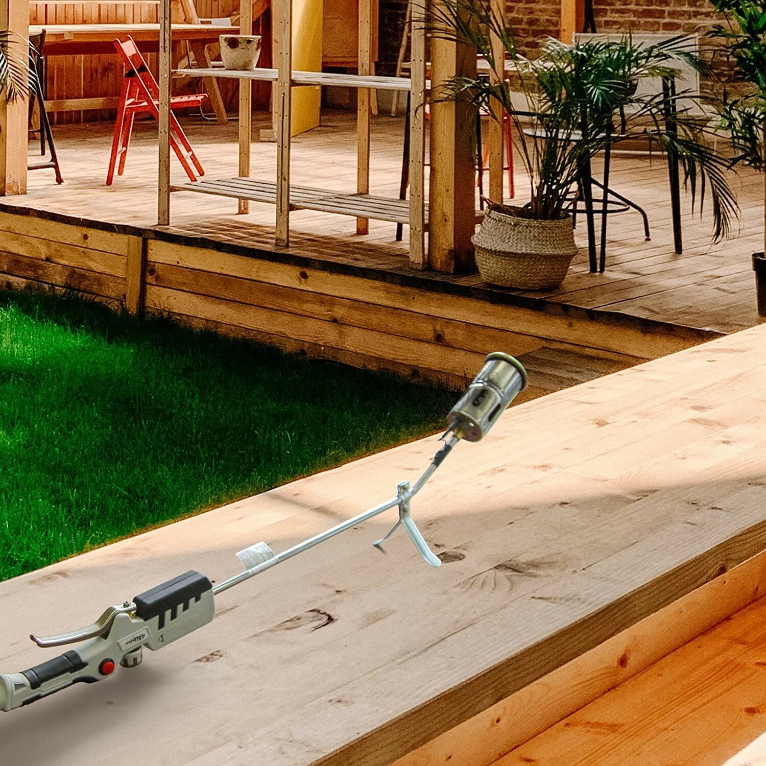 Propane Torch Weed Burner Roofing Torch Electronic Ignitor Easy Light Up