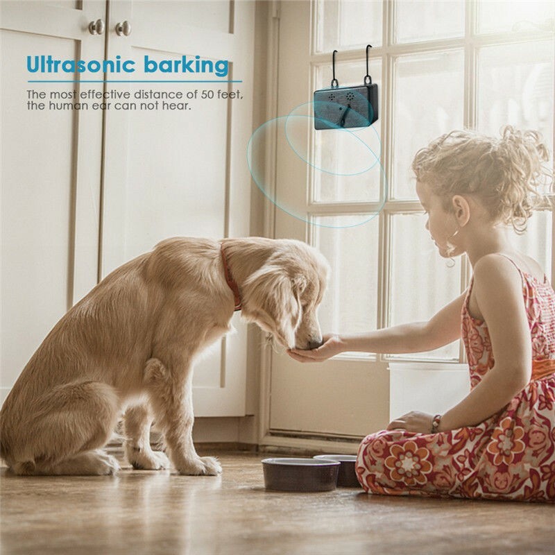 Outdoor Ultrasonic Anti-Barking Device Dog Bark Control Sonic Silencer USA