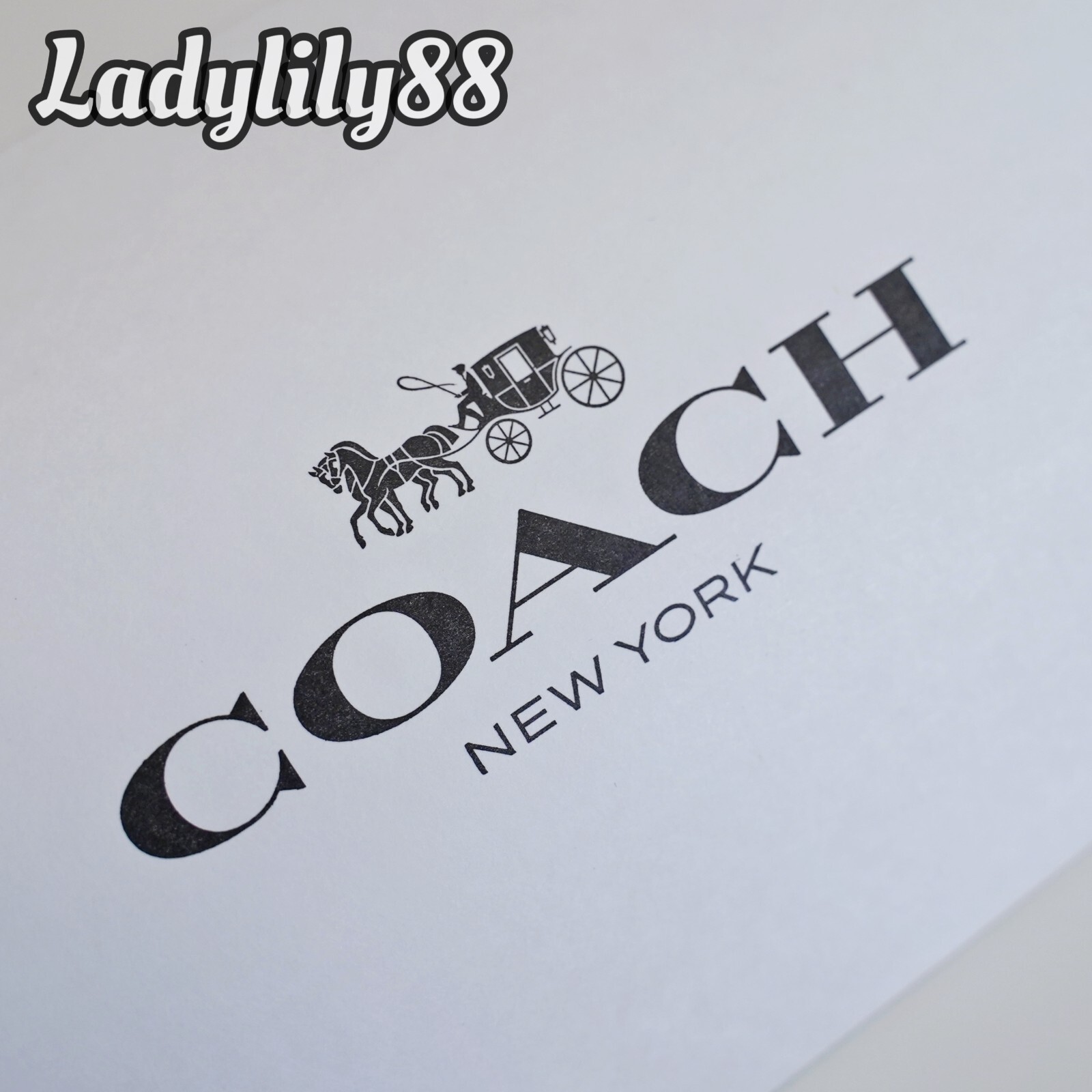 New Coach Authentic Gift Box -Brown Collapsible Size Mini - Lager