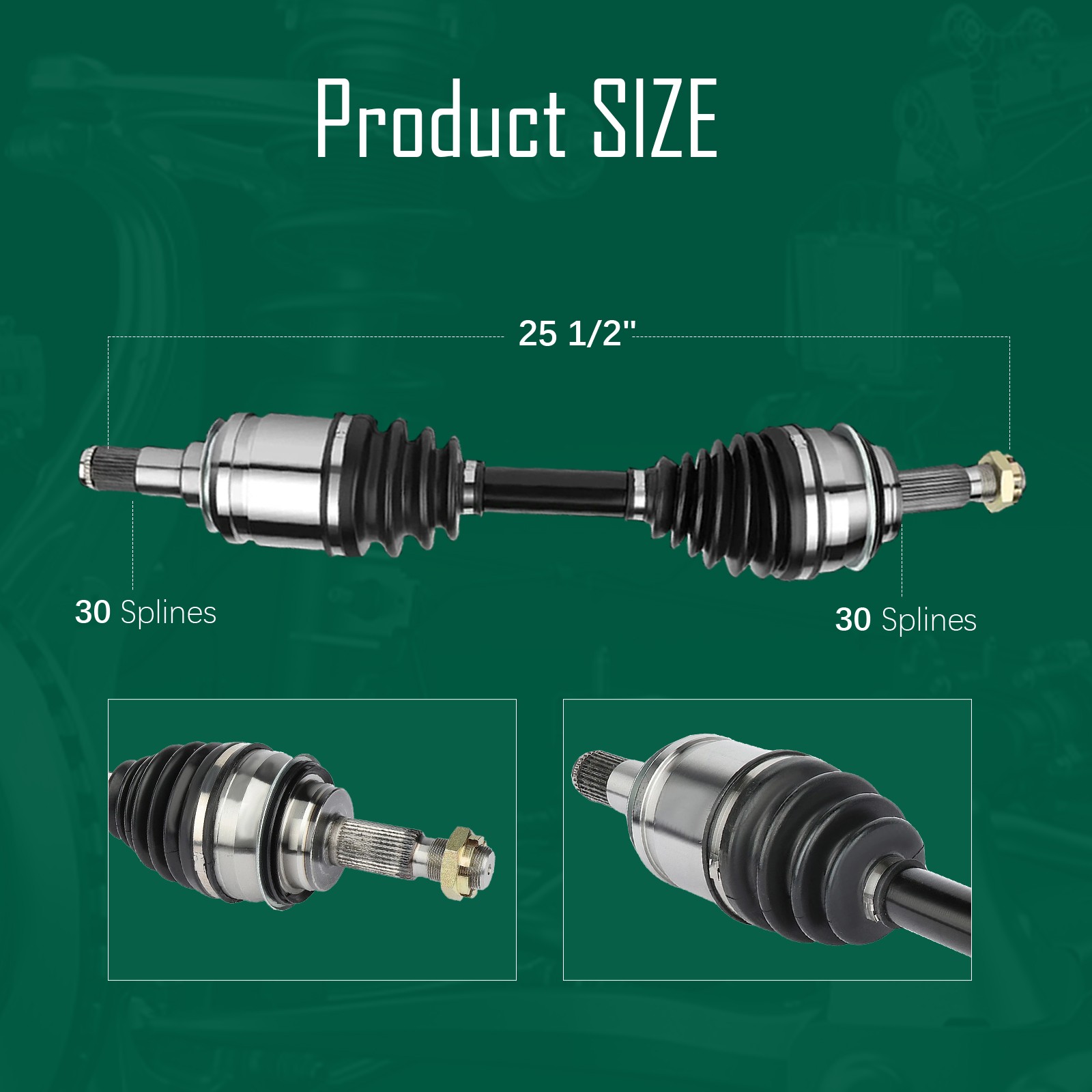 Front CV Axle Shafts For Toyota 4Runner Tacoma FJ Cruiser Lexus 4WD 4343060060