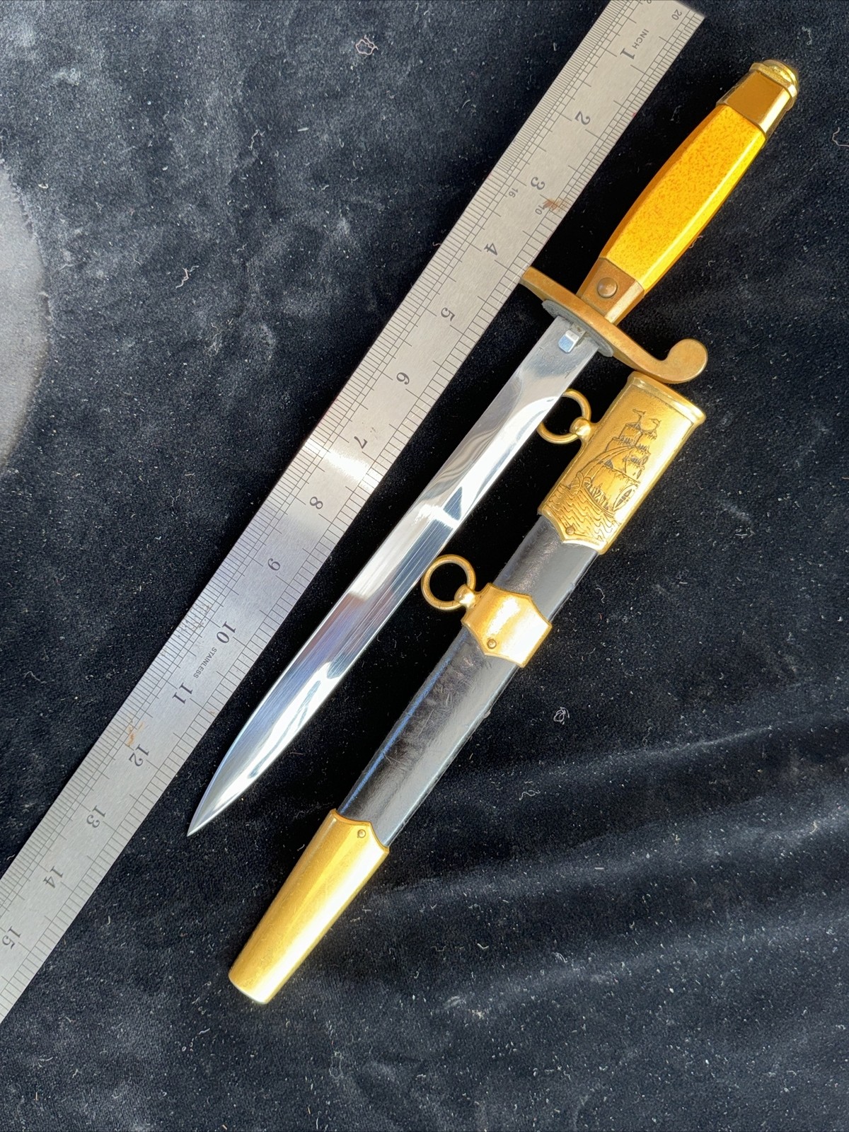 Soviet Officer Dagger, Sailor, The Full Dress Uniform 1957, ZIK 57, Numbered