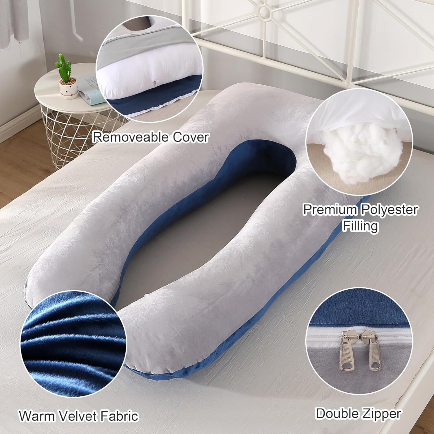 Pregnancy Pillows U Shaped Full Body Maternity Pillow for Pregnant Support