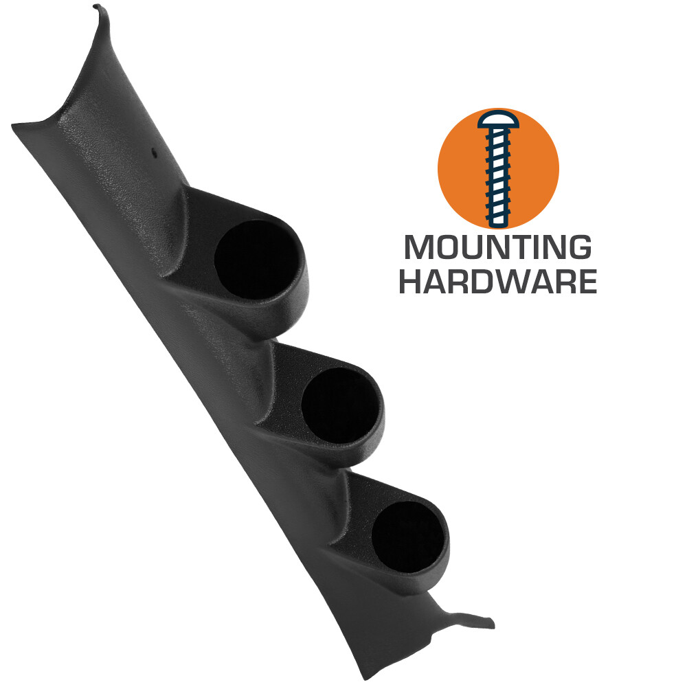 GlowShift Boost, Oil PSI, Oil Temp Gauges + Pod for 08-14 Subaru Impreza WRX