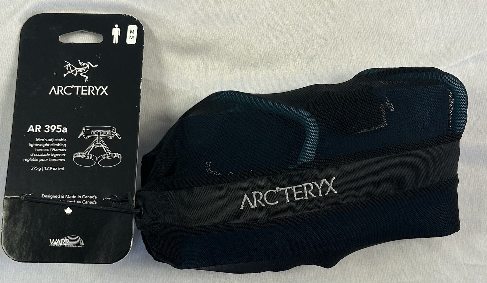 Arc’teryx AR-395a Men’s Climbing Harness – Medium – New With Tags