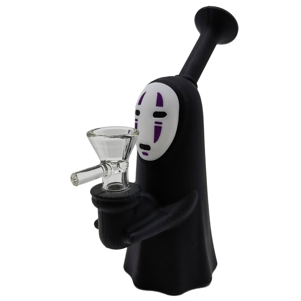 Random Blind Box Hookah Silicone & Glass Smoking Water Pipe Bong with Bowl USA