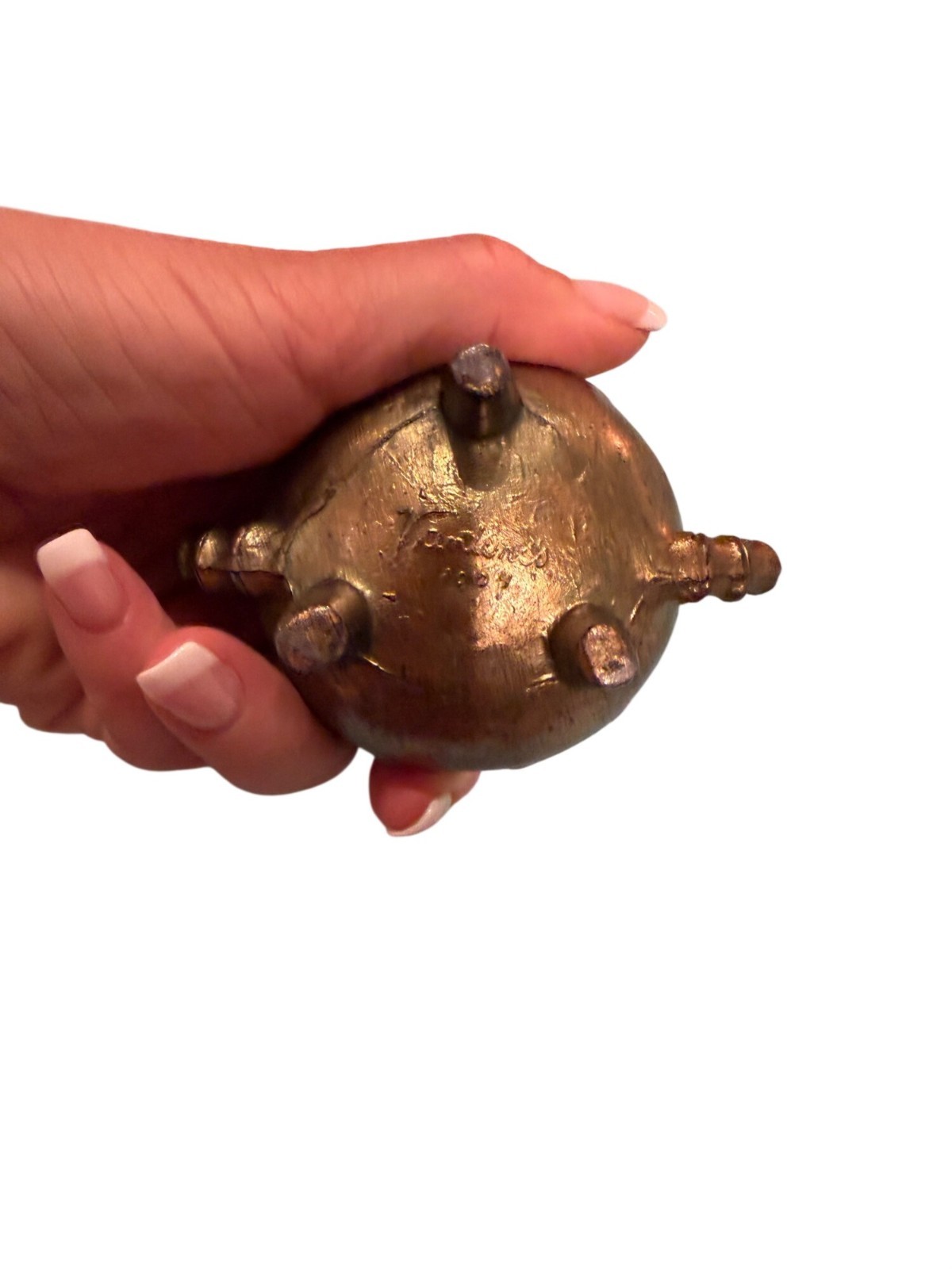 Vantine's Antique Incense Burner Bronze Signed 1004 Collectible Asian Design